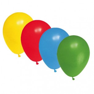 Nafukovací balónik,farebný  mix, L, (100ks) 54099