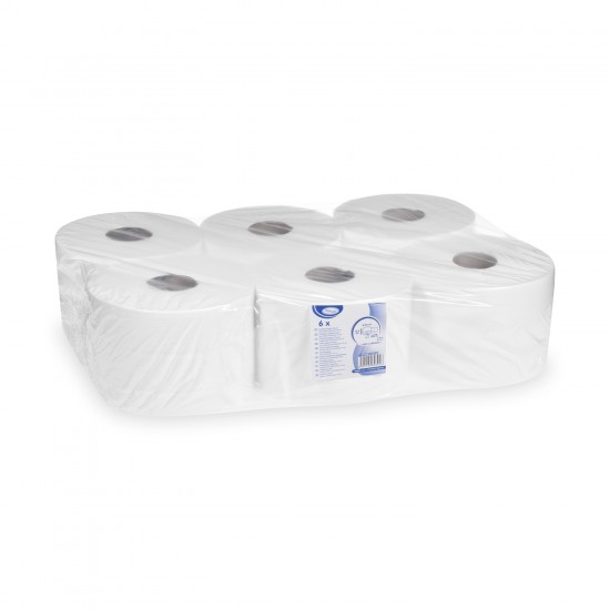 Toaletný papier tissue 2-vrstvý Ø 20 cm, 13,4 cm x 200 m [6 ks] 60392
