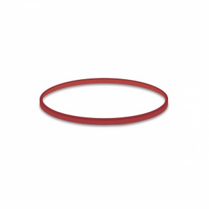 Gumička slabá, červená 1 mm Ø 8 cm [1 kg] 64108
