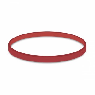 Gumička silná, červená 5 mm Ø 10 cm [1 kg]  64510