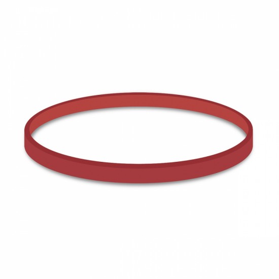 Gumička silná, červená 5 mm Ø 10 cm [1 kg]  64510