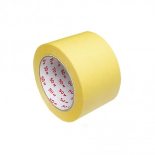 Lepiaca páska krepová, žltá, 75 mm x 50 m [1 ks] 67675