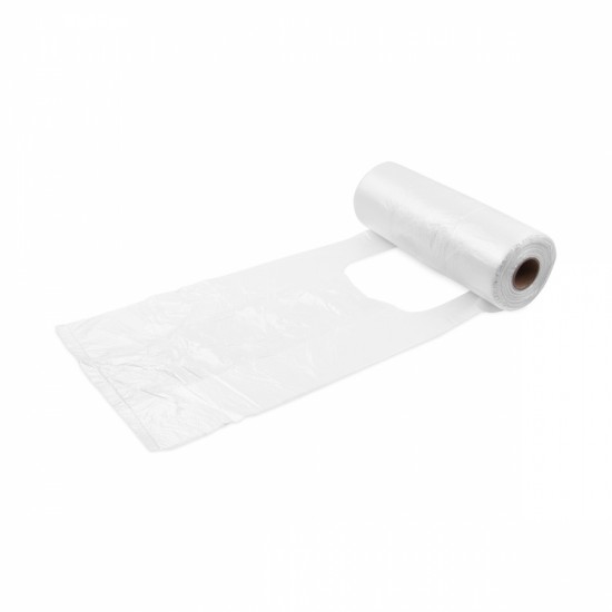 Taška 5kg HDPE transparentná  rolovanác EXTRA SILNÁ  200kus/rol 68555