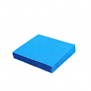 Obrúsky 3-vrstvé, 33 x 33 cm modré [20 ks] 70727