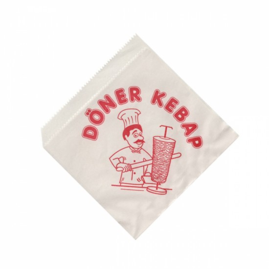 Vrecká na KEBAB 16x16 cm 500ks W/71545