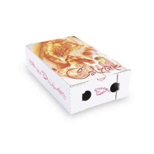 Krabica na pizzu CALZONE 28 x 17 x 7,5 cm [100 ks]  71916