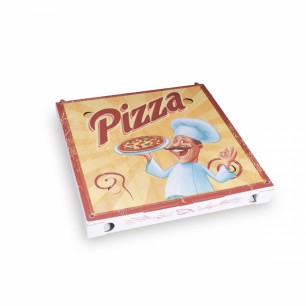 Pizza krabica 100kus/bal 29,5x29,5 cm   71930