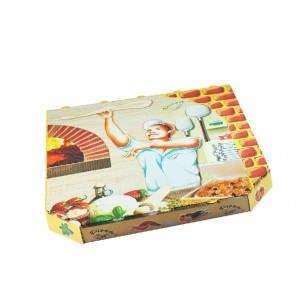 Pizza krabica s obrázkom  32x32 cm   100kus/kart   W/72032