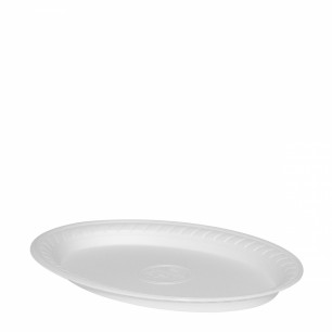 Termo-tanier oválny, biely 29,5 x 21 cm [100 ks] 75210