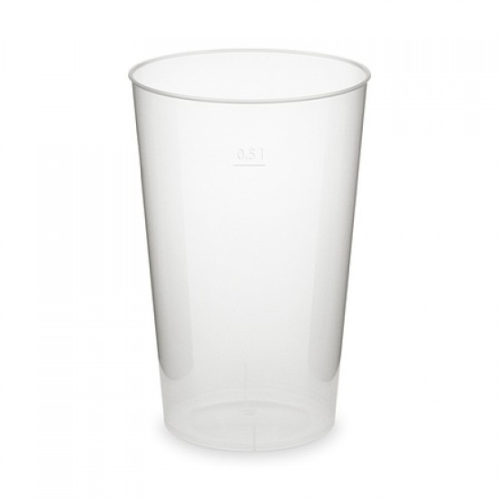 Pohár vratný 0,5 l (PP) [30 ks]  20050