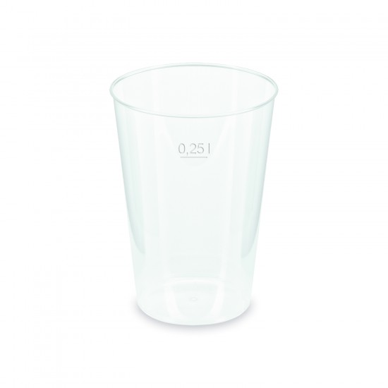Pohár vratný 0,25 l (PP) [50 ks]  20025