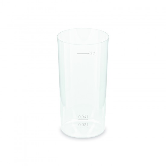 Pohár vratný 0,2 l (PP) [40 ks]  20020