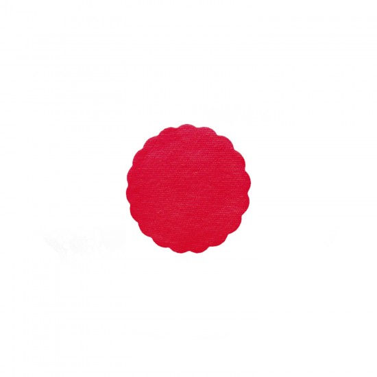 Rozetky PREMIUM Ø 9 cm červené [500 ks] 89901