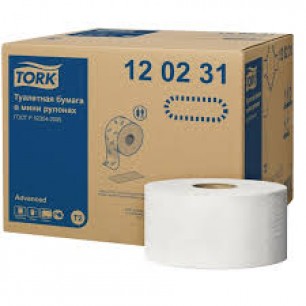 Tork Toal papier 2 vrst 170m/kot 2 vrst papierovom kartone  120231